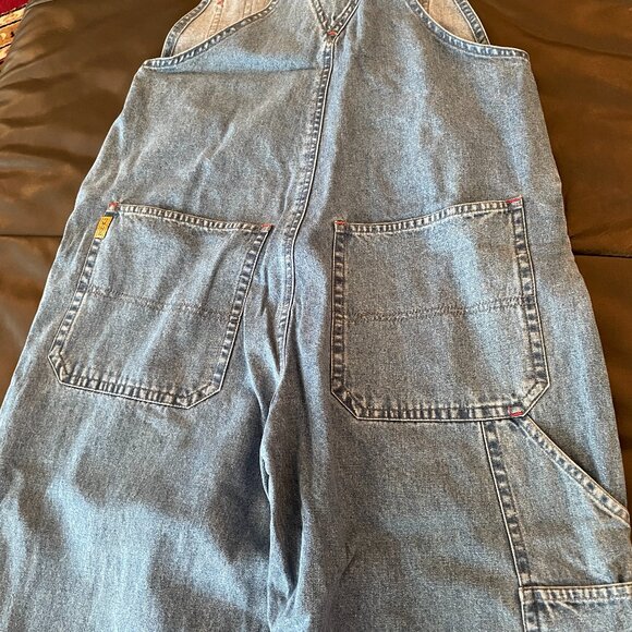 Vintage D'Mode 90s Classix Jean Overalls. Cotton Denim Dungarees Boyfriend Retro - Picture 3 of 16